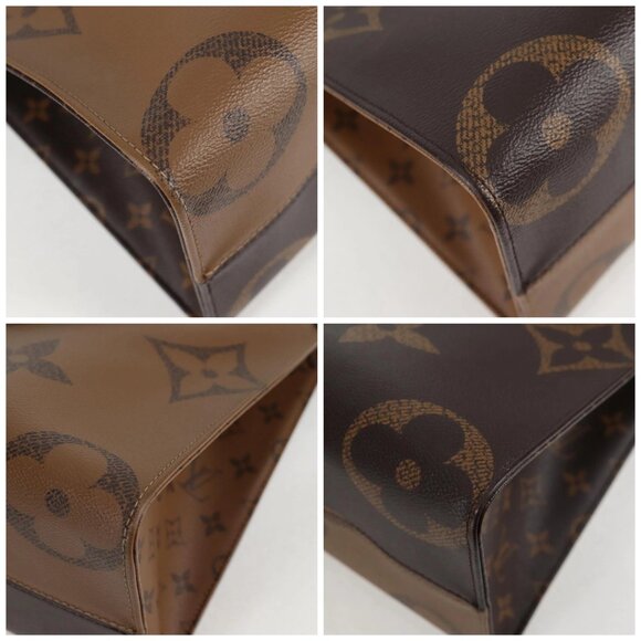 LOUIS VUITTON Monogram Reverse Giant On the Go MM Tote Bag M45321 LV Auth PP834A - Picture 15 of 16